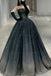 Strapless Burgundy A Line Princess Tulle Long Prom Dresses With Sequin