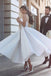 Elegant A Line Spaghetti Straps Princess Wedding Dresses With Applique