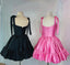 Sweetheart Pink A Line Taffeta Short Homecoming Dress With Ruffles