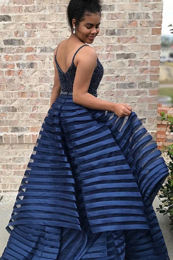 High low plus sale size prom dresses