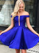 Royal Blue Short Prom Dresses Simple Short Homecoming Dress