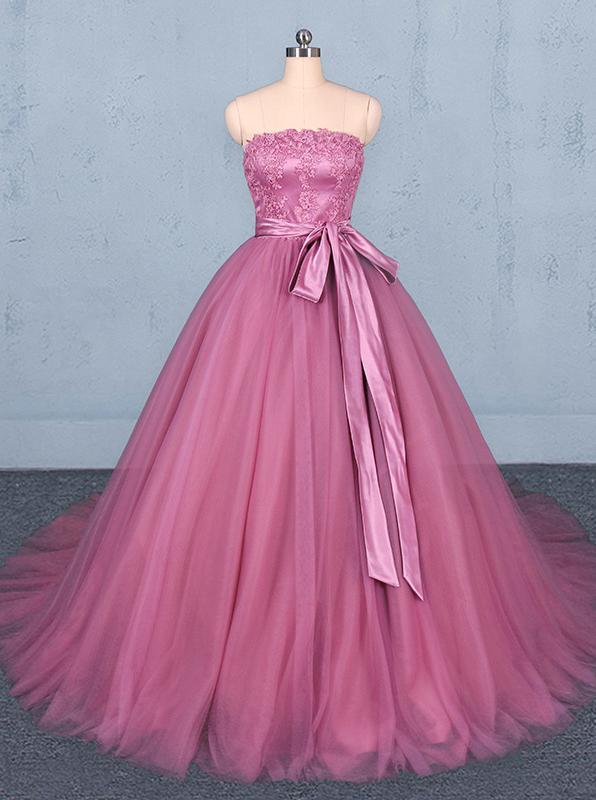 Sweet Strapless Quinceanera Dresses Ball Gown Wedding Dress