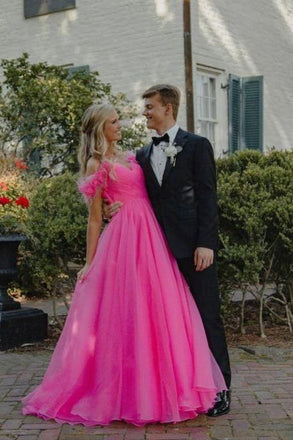 Hot pink ball gown online