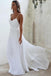 simple chiffon beach wedding dresses backless wedding gown with lace dtw297