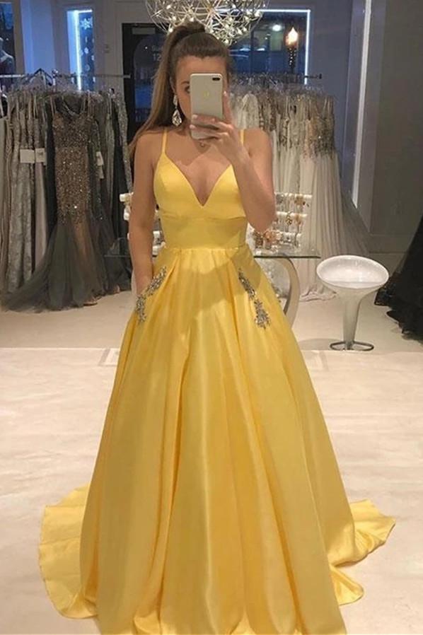 Yellow evening 2024 dresses uk