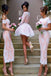 Multi Styles Sheath Bridesmaid Dresses Lace Short Bridesmaid Dresss