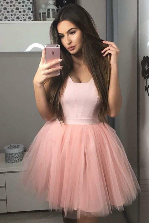 Blush pink tutu store dress