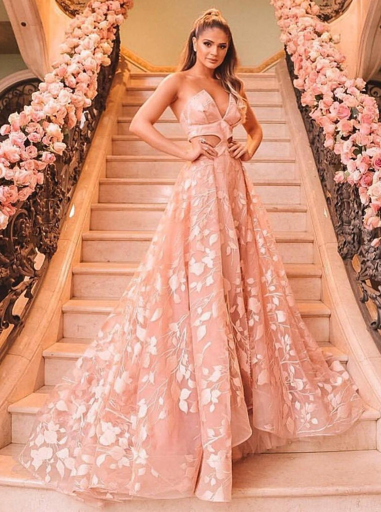 Rose gold outlet formal gown