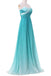 Chiffon Sweetheart Ombre Long Prom Dresses Formal Party Gown