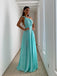 Tiffany Chiffon Long Prom Dresses, Convertible Bridesmaid Dress