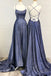 backless sleeveless evening gowns spaghetti straps sparkle long prom dresses dtp945