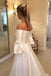 Flare Sleeves Simple Wedding Dresses, Princess Off Shoulder Wedding Dresses