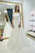 off shoulder long sleeve wedding dresses lace appliques bridal dresses dtp417