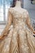 Ball Gown Quinceanera Dresses Sequins Vintage Wedding Dress With Appliques