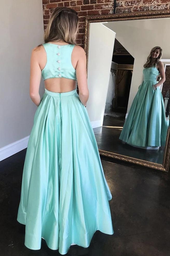 Mint green clearance formal dress