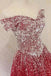 Sparkly Off-shoulder Ball Gown Prom Dresses Beaded Evening Dress