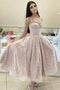 Shiny Tulle Long Prom Dresses, Strap A-line Tulle Formal Gown