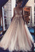 Stunning A-line Sleeveless Tulle Wedding Dress With Appliques